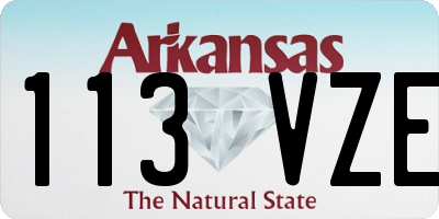 AR license plate 113VZE