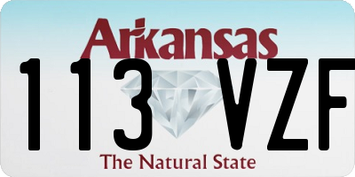 AR license plate 113VZF