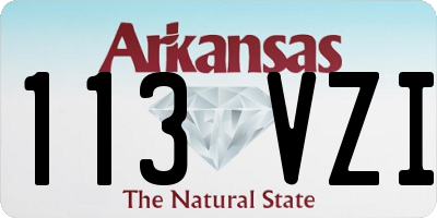 AR license plate 113VZI