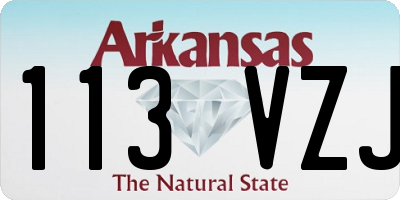 AR license plate 113VZJ