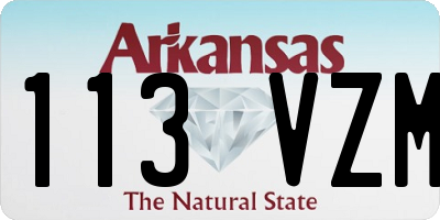 AR license plate 113VZM