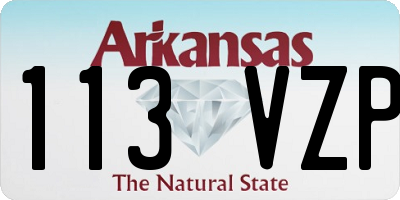 AR license plate 113VZP