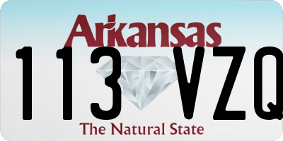 AR license plate 113VZQ