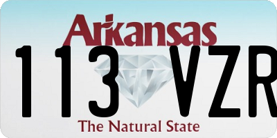 AR license plate 113VZR