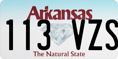 AR license plate 113VZS