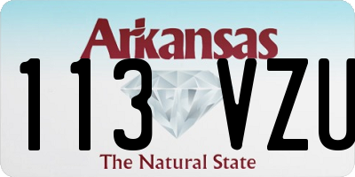 AR license plate 113VZU