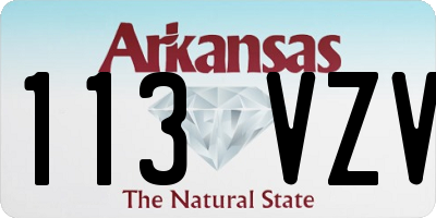 AR license plate 113VZV