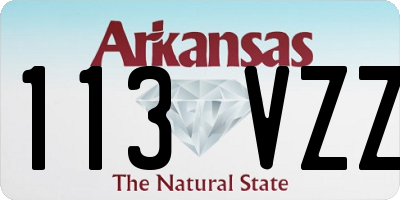 AR license plate 113VZZ