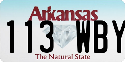 AR license plate 113WBY