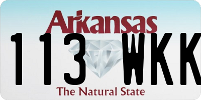 AR license plate 113WKK