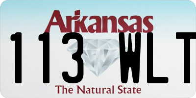 AR license plate 113WLT
