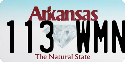 AR license plate 113WMN