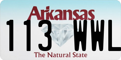 AR license plate 113WWL