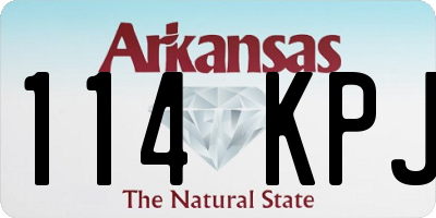 AR license plate 114KPJ