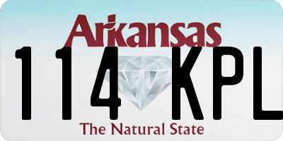 AR license plate 114KPL