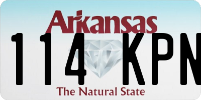 AR license plate 114KPN