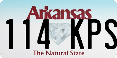 AR license plate 114KPS