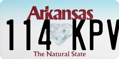AR license plate 114KPV