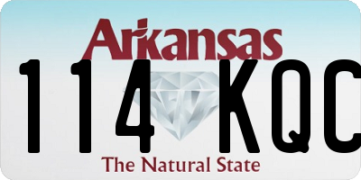 AR license plate 114KQC
