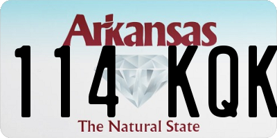 AR license plate 114KQK