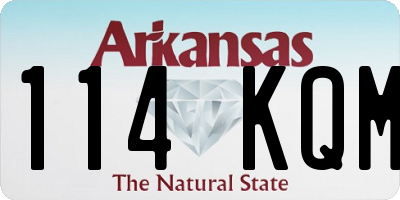 AR license plate 114KQM