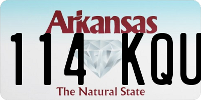 AR license plate 114KQU