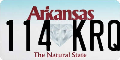 AR license plate 114KRQ