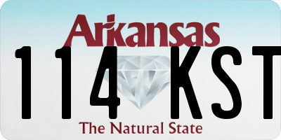 AR license plate 114KST