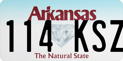 AR license plate 114KSZ