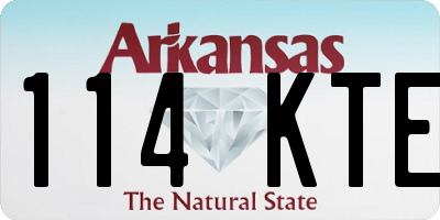AR license plate 114KTE
