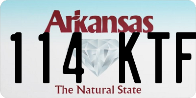 AR license plate 114KTF