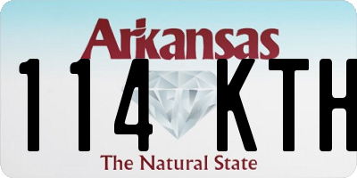 AR license plate 114KTH
