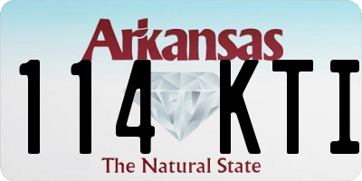AR license plate 114KTI