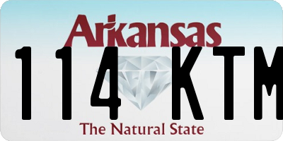 AR license plate 114KTM