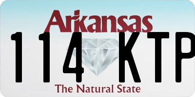 AR license plate 114KTP
