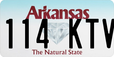 AR license plate 114KTV
