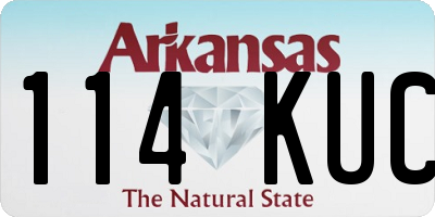 AR license plate 114KUC