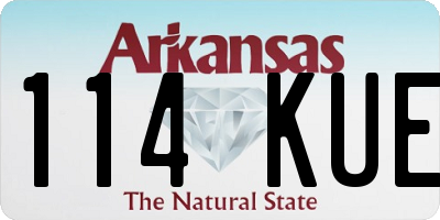 AR license plate 114KUE