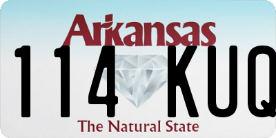 AR license plate 114KUQ