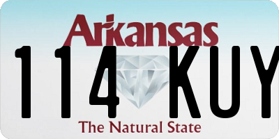 AR license plate 114KUY