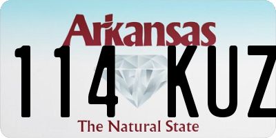 AR license plate 114KUZ