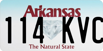 AR license plate 114KVC