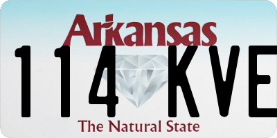 AR license plate 114KVE