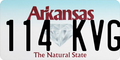 AR license plate 114KVG