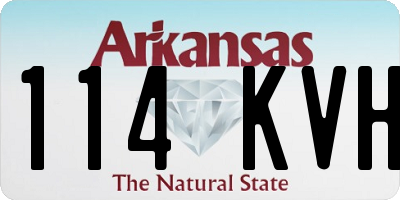 AR license plate 114KVH