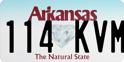AR license plate 114KVM