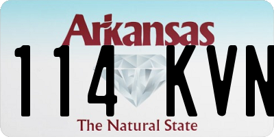 AR license plate 114KVN