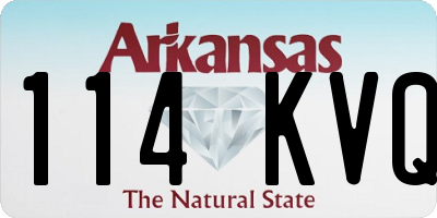 AR license plate 114KVQ