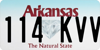 AR license plate 114KVV