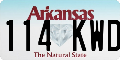 AR license plate 114KWD